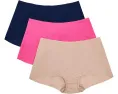 Hanky Panky Набор из 3 шорт BreatheSoft с эффектом второй кожи
