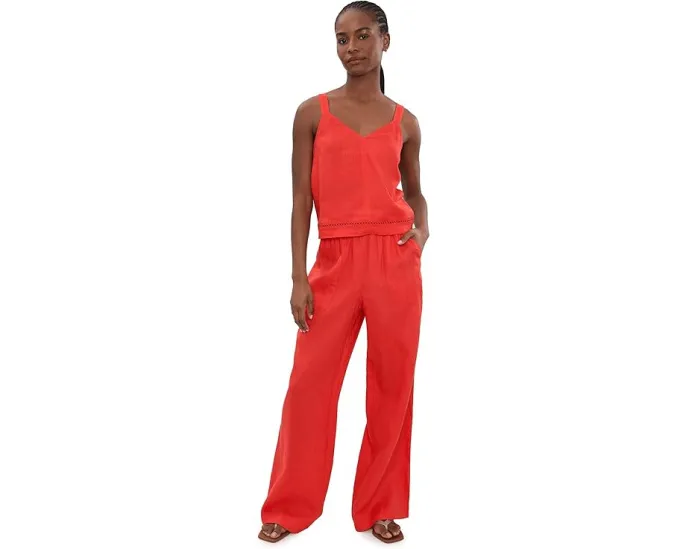 Stella Linen Trim Tank