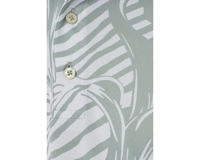 Поло Chubbies The Silver Leaf с цветочным принтом и защитой UPF 50+