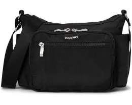 Baggallini Crosstown кроссбоди хобо с RFID защитой и карманом для бутылки