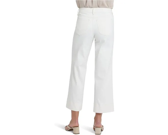 Широкие укороченные джинсы NYDJ Petite Teresa с передними швами