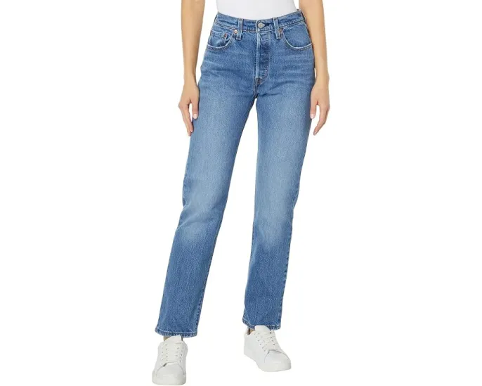 Levi's джинсы 501 с высокой посадкой и прямым кроем