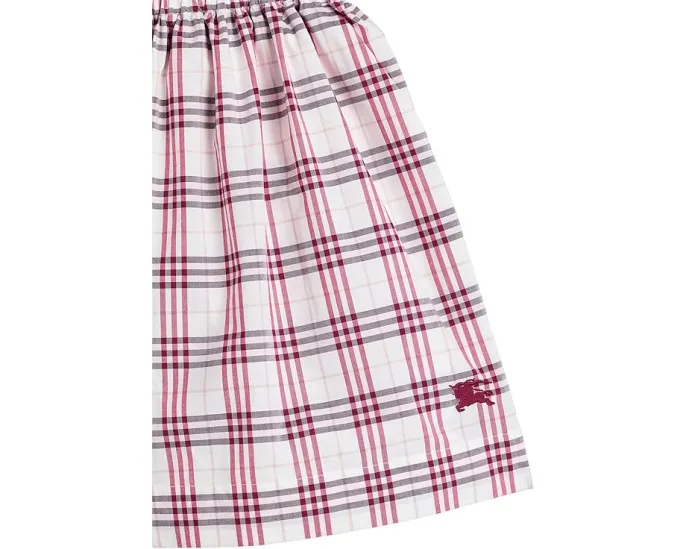 Burberry Kids Шорты Marcy с клетчатым принтом и шнурком