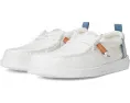 Кроссовки Hey Dude Wally Summer Linen с кожаными кисточками и круглым носком