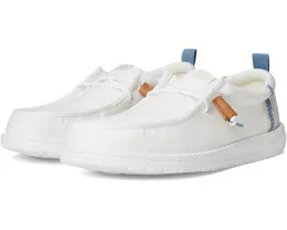 Кроссовки Hey Dude Wally Summer Linen с кожаными кисточками и круглым носком