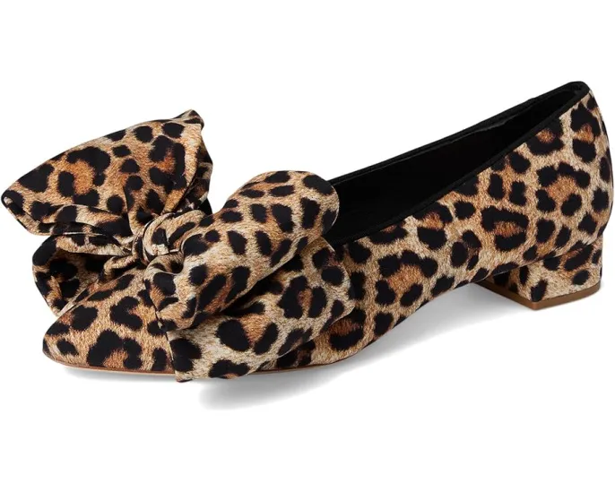 Лоферы Loeffler Randall Noa Bow Flat с большим бантом и каблуком