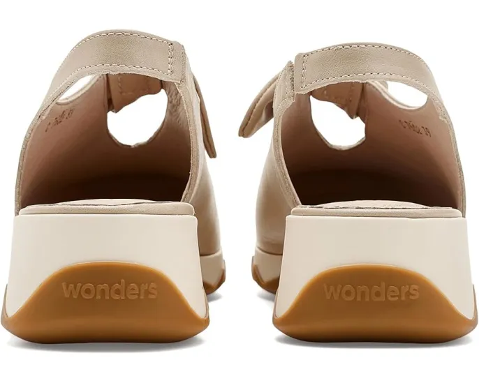 Туфли Wonders C-7602 с узлом на мыске и двухцветной пилообразной подошвой