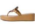 Сандалии Tory Burch Miller Wedge 25 mm с искусственной кожей и стелькой