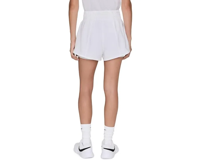 Nike Dri-FIT шорты 2-в-1 с высокой талией и внутренним слоем 8 см