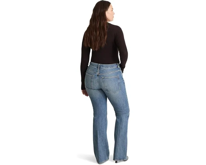 Джинсы Madewell Vintage Flare с ковбойской складкой в цвете Bouvier Wash