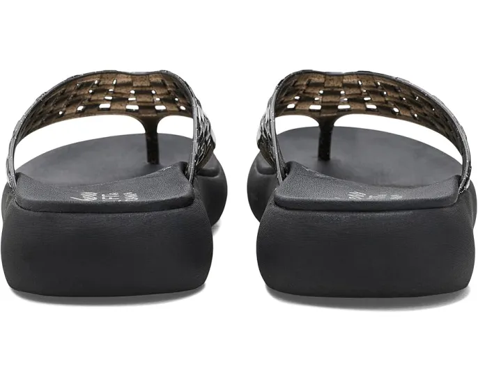 Skechers Шлепанцы Asana Luxe Shimmer Days черные