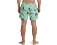 Пляжные шорты Billabong Lineup LB с тропическим принтом и завязками