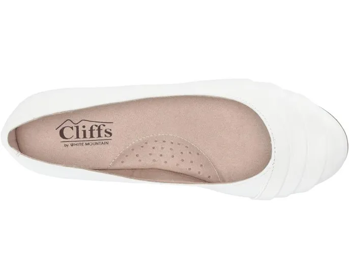 Балетки Clara от Cliffs by White Mountain с плиссировкой