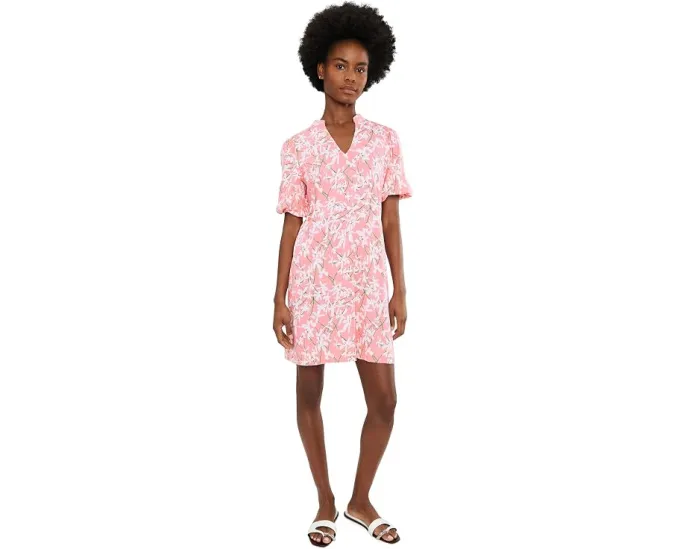 Платье Carey с коротким рукавом и высоким воротником от Lilly Pulitzer