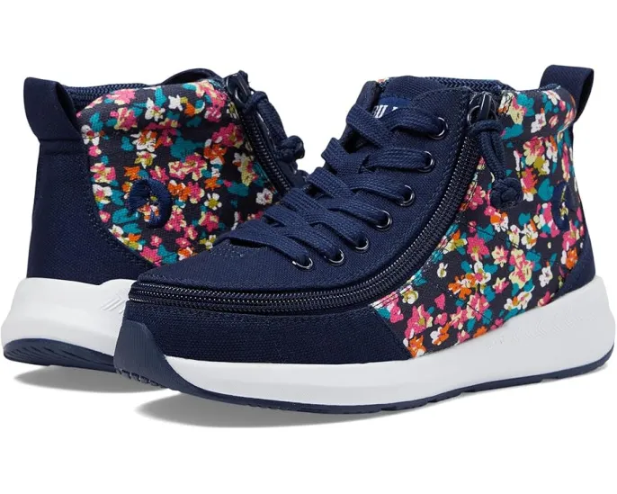 Детские высокие кроссовки BILLY Goat Classic High с цветочным принтом и молнией по всей длине