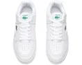 Кожаные кроссовки Courtcage Set Lacoste с перфорированным верхом