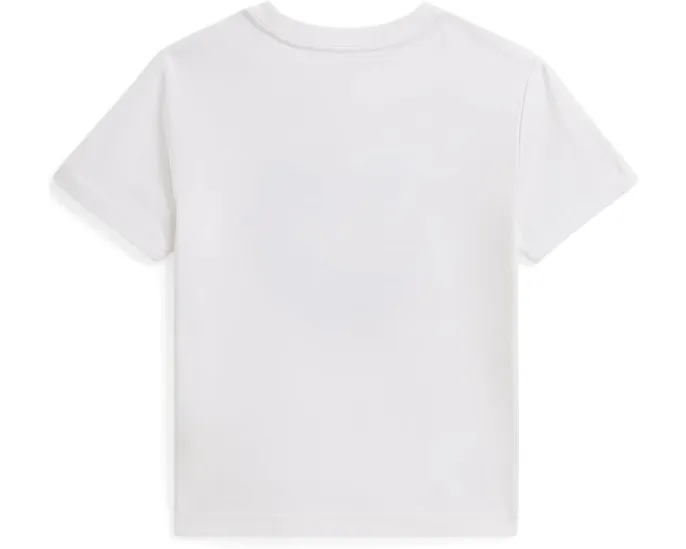 Футболка Polo Ralph Lauren Kids с графическим принтом из хлопкового джерси