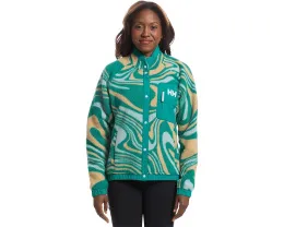 Толстовка Helly Hansen Imperial Printed Pile Snap с принтом на флисе и накладными карманами