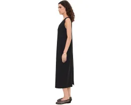 Eileen Fisher платье миди с V-образным вырезом овального силуэта