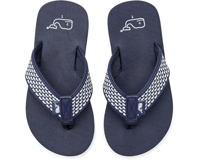 Детские шлепанцы Micro Whale Foam Flip Flops от Vineyard Vines