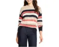 Свитер NIC+ZOE Petite Nep Knit Striped с полосами