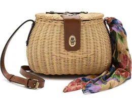 Duronia Basket with French Hydrangeas Scarf