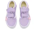 Детские кеды Vans Kids Old Skool V Butterfly на липучке с бабочкой