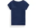 Футболка Polo Ralph Lauren Short Sleeve Jersey T-Shirt для малышей с круглым вырезом