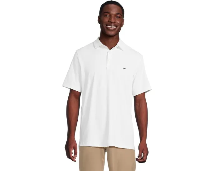 Поло Vineyard Vines Solid Sankaty с защитой UPF 50+ и отводом влаги