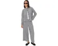 Брюки Petite Organic Cotton Pucker Check Ankle Wide от Eileen Fisher с клеткой