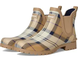 Резиновые сапоги Chelsea Barbour Wilton в клетку на массивном каблуке