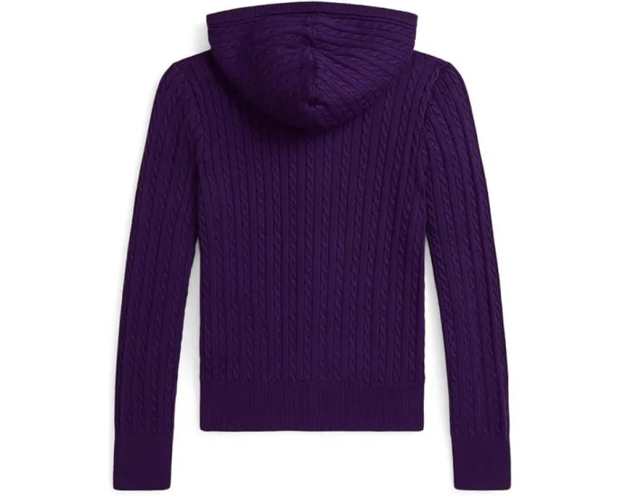 Худи на молнии Mini-Cable Cotton от Polo Ralph Lauren для детей