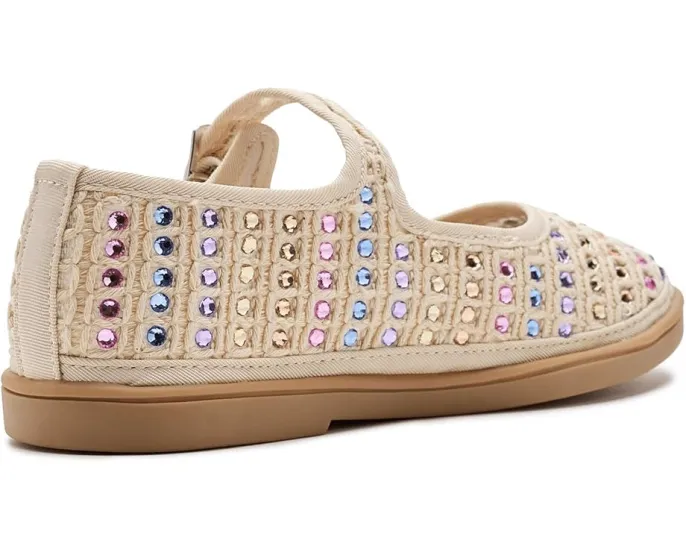 Балетки Steve Madden Kids Roree с ремешком Mary Jane и стразами