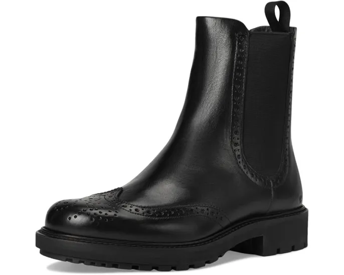 ECCO Metropole Oslo Chelsea Wingtip ботинки с декоративными перфорациями