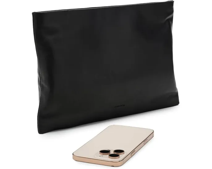 Кошелек AllSaints Remy из кожи со съемным кольцом и двумя карманами