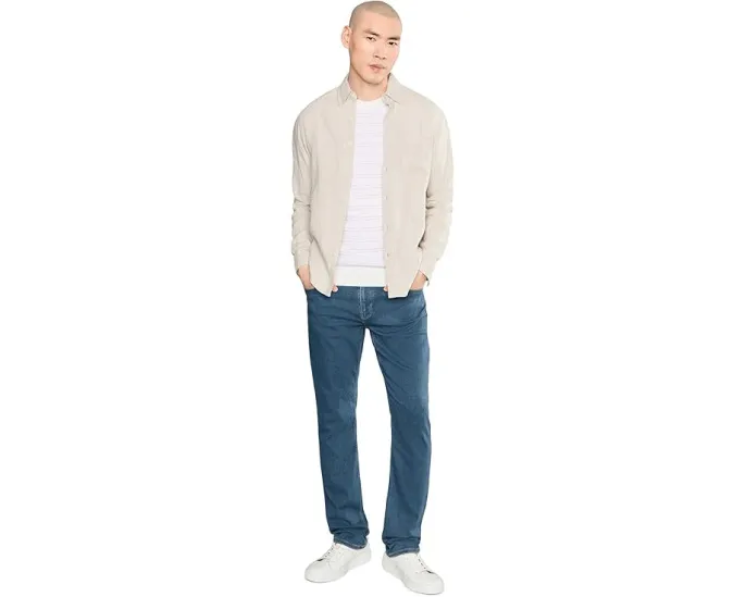 Джинсы Federal Transcend Slim Straight от Paige в среднем стирке