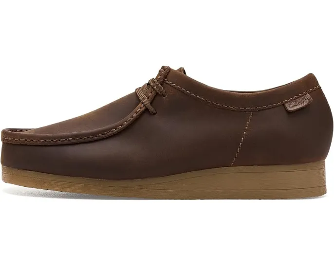 Обувь Clarks Wallaston Low из кожи с мокасиновым носком и подошвой крепового типа