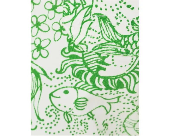 Джинсы кроп с завышенной талией Lilly Pulitzer Harleen и расклешенным низом
