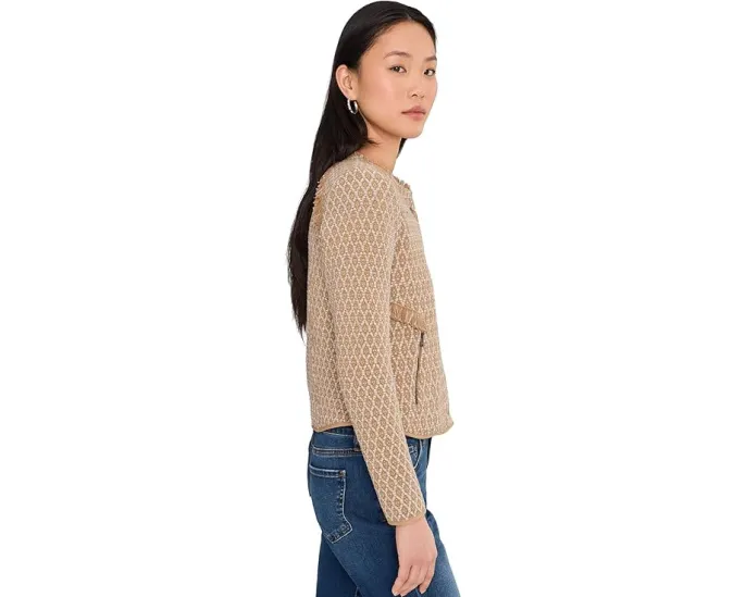 Жакет Brocade Fringe Knit с жаккардовым узором от NIC+ZOE