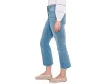 Укороченные джинсы Madewell The Short Stretch Flare Crop с расклешенным низом в цвете Coastal Blue