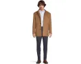 Шерстяное пальто Johnston & Murphy Upton Car Coat с отстегивающимся нагрудником