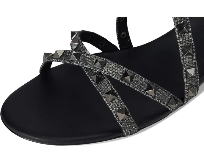 Босоножки Vaneli Basira с ремешками и декоративными заклепками