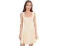 Мини-платье с квадратным вырезом и воланом на бедре Hip Flounce от Avec Les Filles