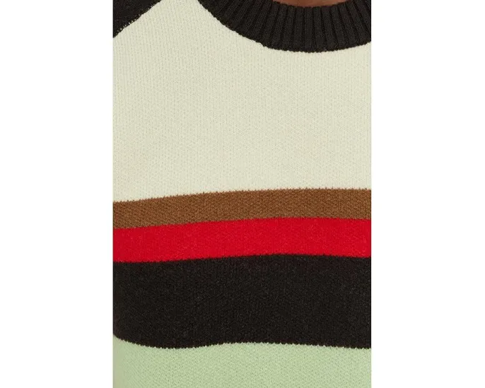 Свитер Madewell Stripe Aspen с регланными рукавами и полосатым узором