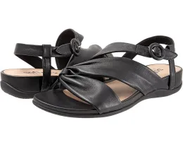 Балетки SoftWalk Tieli с боковой пряжкой и скрытой резинкой