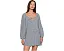 Короткое платье Eberjey Linen Blend из льна с рукавами-фонариками
