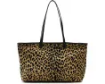 Сумка-тоут On The Move Tote из вельвета с леопардовым принтом от Rebecca Minkoff
