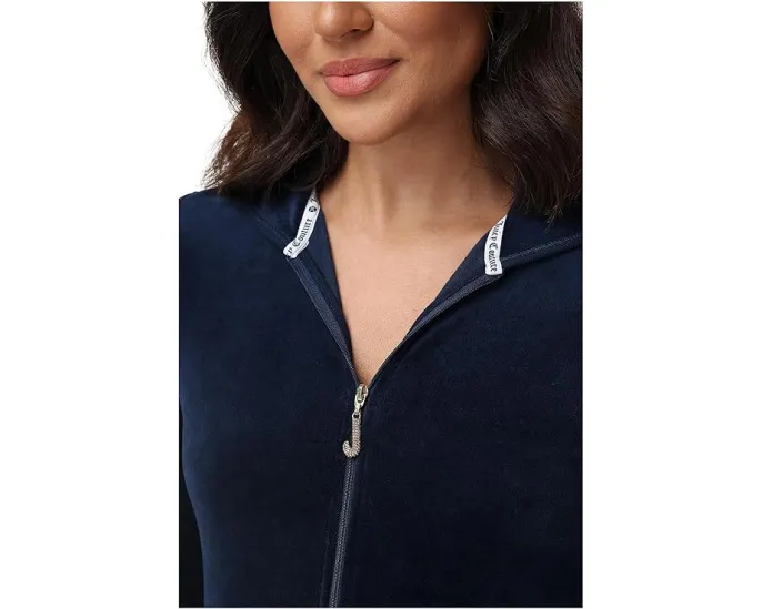 Толстовка Juicy Couture Heritage с капюшоном и большим карманом-кенгуру