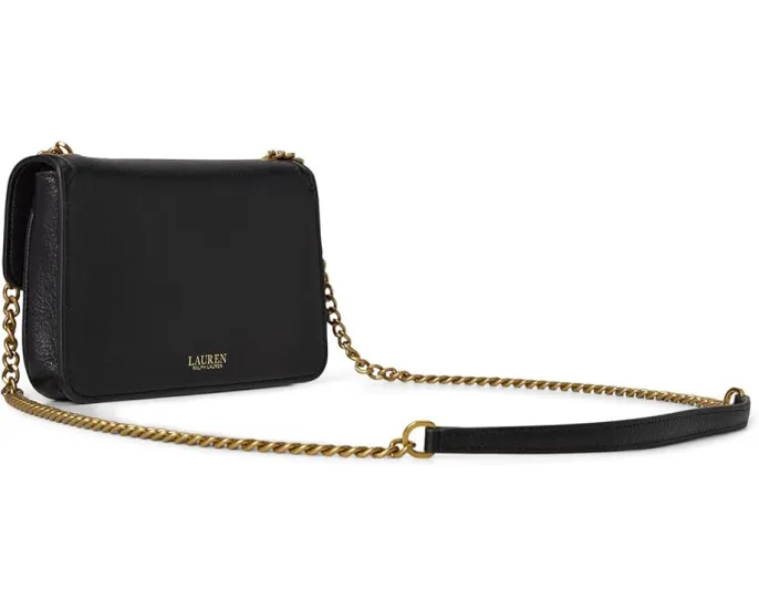 Кожаный кошелек-кроссбоди Bradley с текстурой пидин от Lauren Ralph Lauren