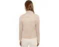 Кардиган NIC+ZOE Petite Mesh Cocoon с открытой вязкой Макадамия